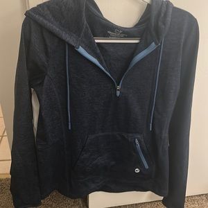 NWT Navy Blue Vineyard Vines Performance Quarter Zip Womens Size Medium